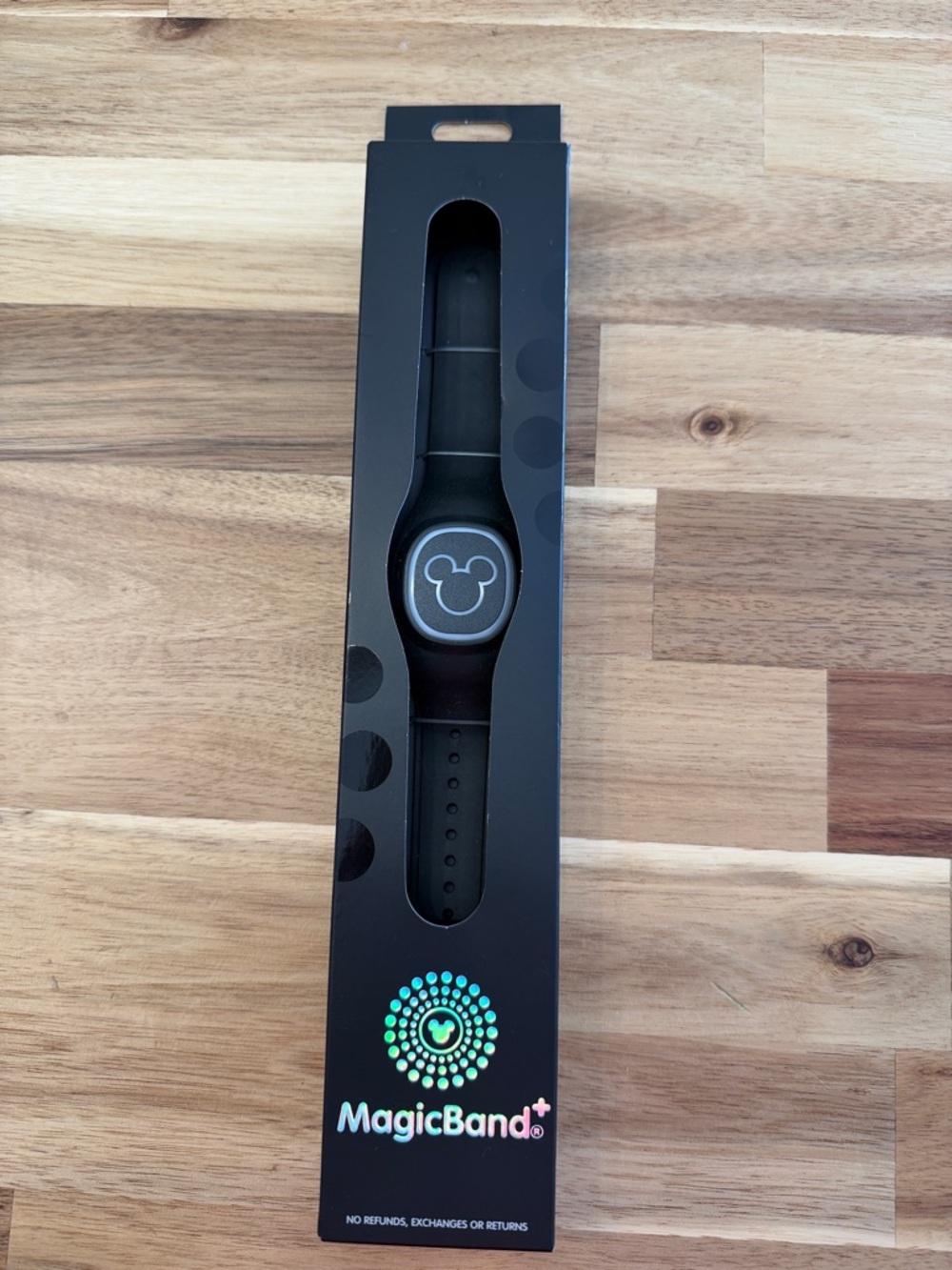 Disney Black MagicBand+ Wristband with Mickey Icon